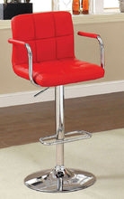 Load image into Gallery viewer, RAY Modern Barstool / Breakfast stool with armrests - Red