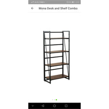 Load image into Gallery viewer, Mona Desk and Shelf Combo
