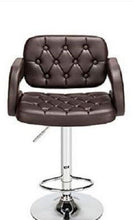 Load image into Gallery viewer, MAK Faux Leather Luxury Barstool with armrests
