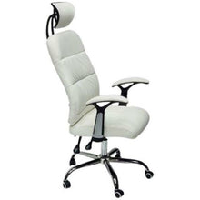 Load image into Gallery viewer, White Office Chair - Shubs Reclining Office Chair with Head and Arm rests
